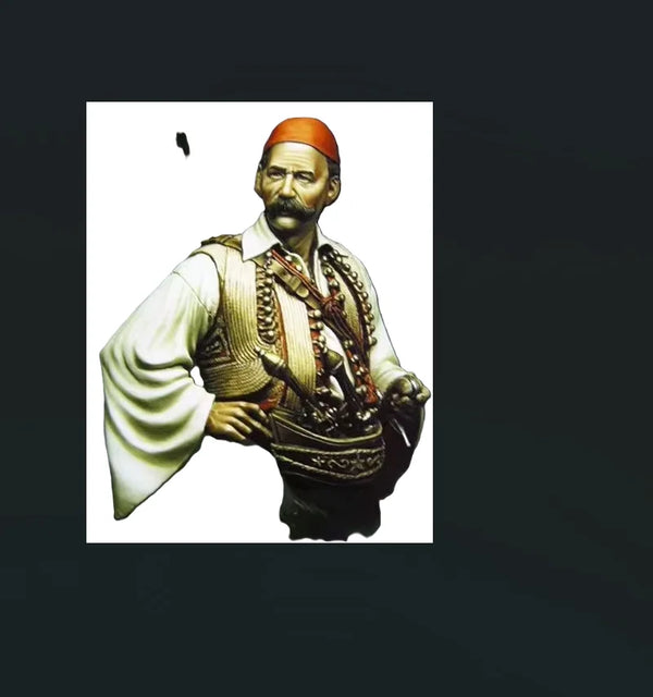 1/10 Historical Civilian, Resin Model Figure Kit, Historical Theme, Unassembled and Unpainted