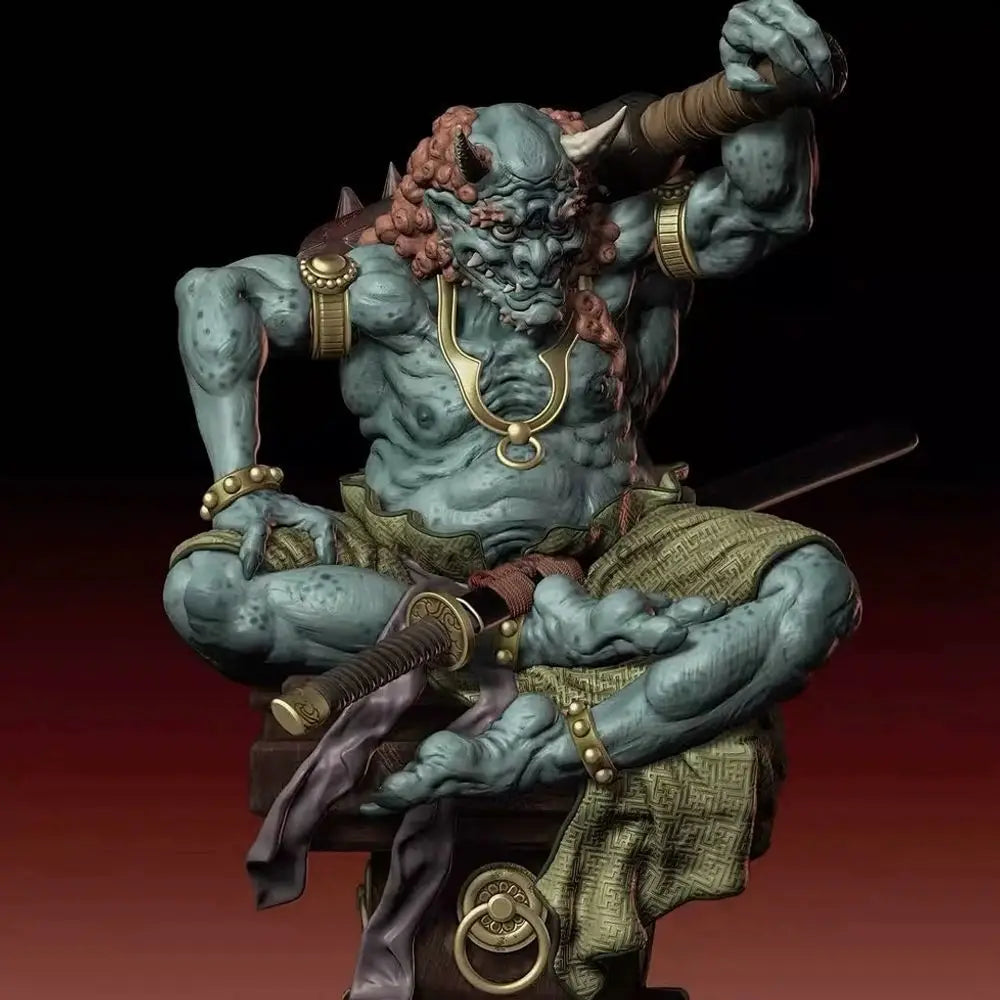 90mm Ancient Mountain God, Resin Model Figure Kit, Unassembled and Unpainted