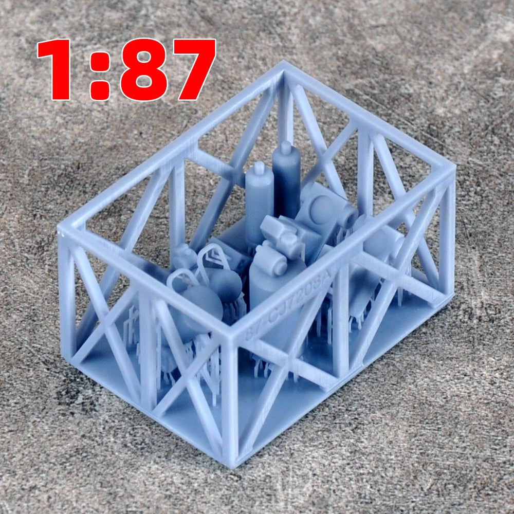 1/35 Welding Machine & Air Compressor, Resin Model Accessory Kit, Historical Theme, Unpainted