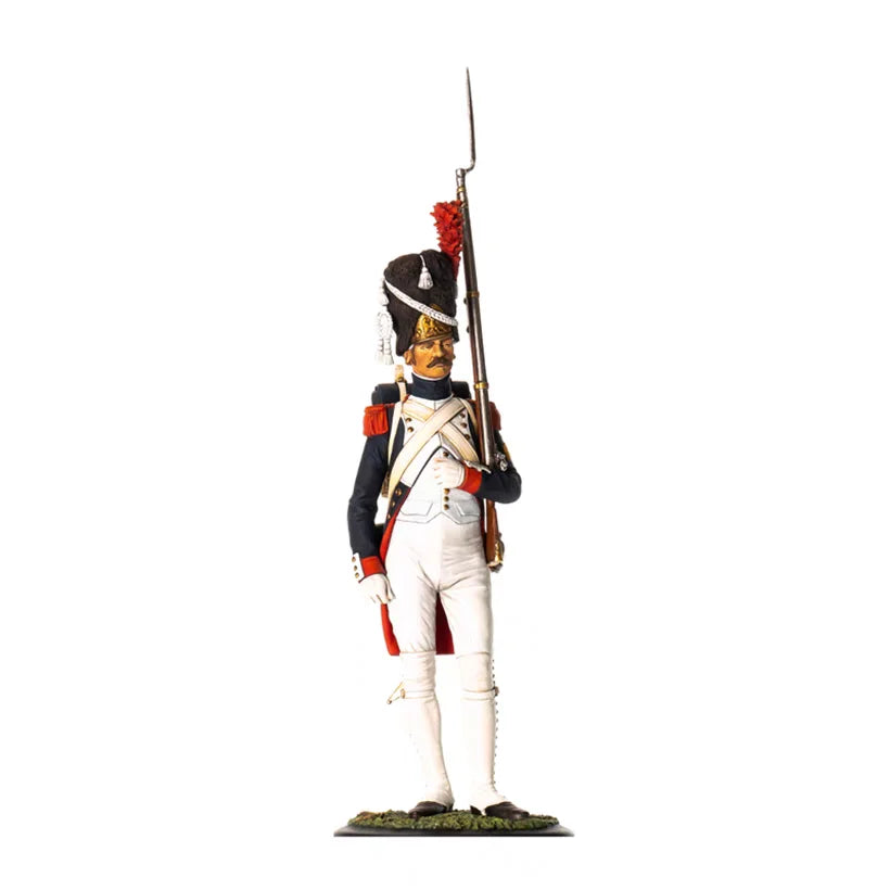 90mm Napoleonic French Officer in Dress Uniform, Resin Model Figure Kit, Unassembled and Unpainted