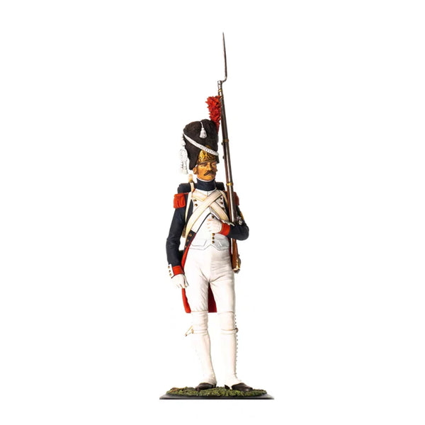 90mm Napoleonic French Officer in Dress Uniform, Resin Model Figure Kit, Unassembled and Unpainted