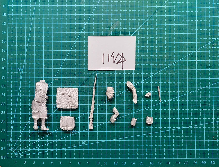 1/32 Napoleonic French NCO, Resin Model Figure Kit, Unassembled and Unpainted