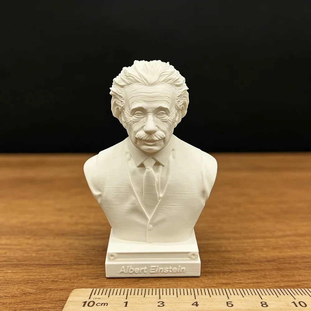 100mm Modern Albert Einstein, Resin Model Bust Kit, Unassembled and Unpainted