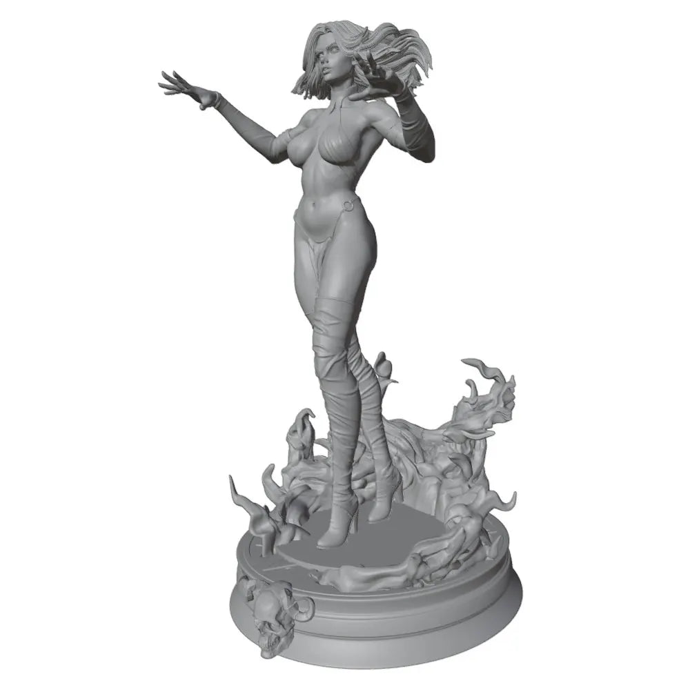1/24 1/24 Anime Warrior, Resin Model Figure Kit, Anime Theme, Unassembled and Unpainted