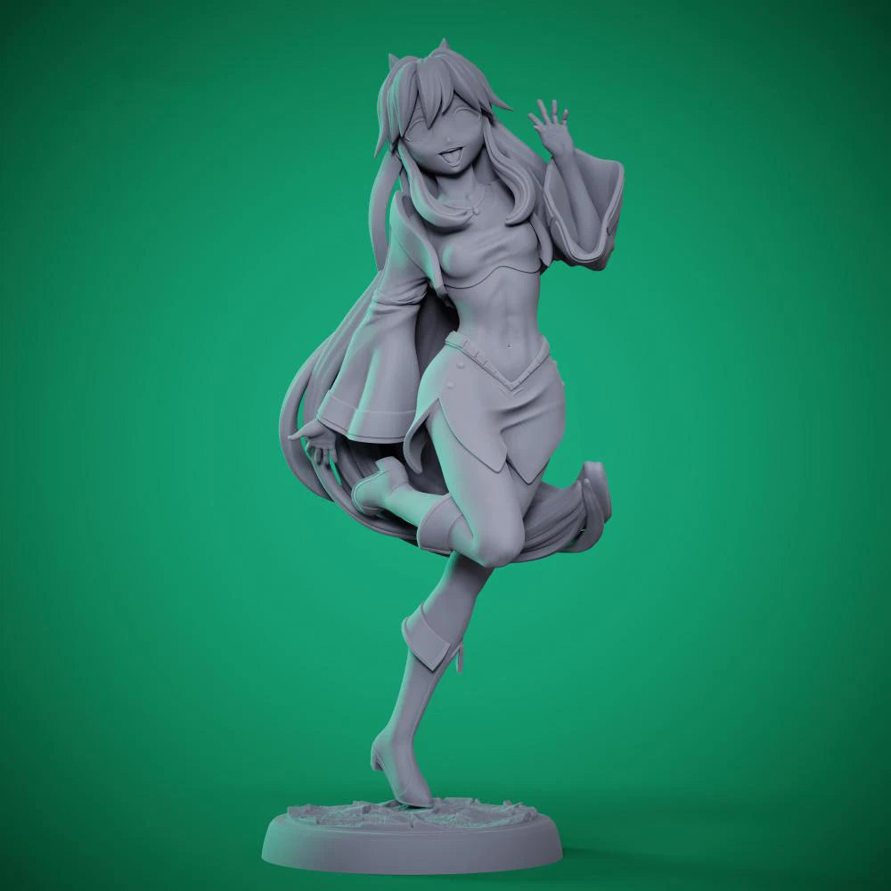 1/24 Character Dynamic Pose, Resin Model Figure Kit, Anime Theme, Unassembled and Unpainted