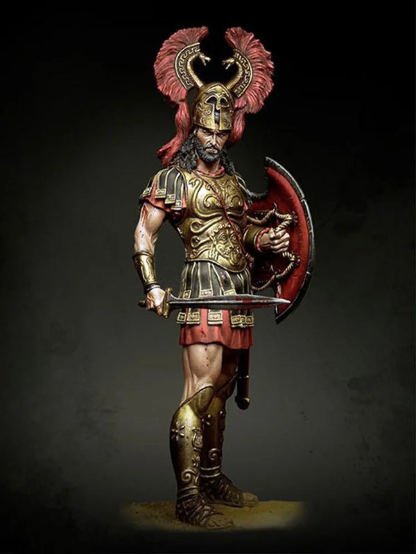 90mm Ancient Greek Hoplite, Resin Model Figure Kit, Unassembled and Unpainted