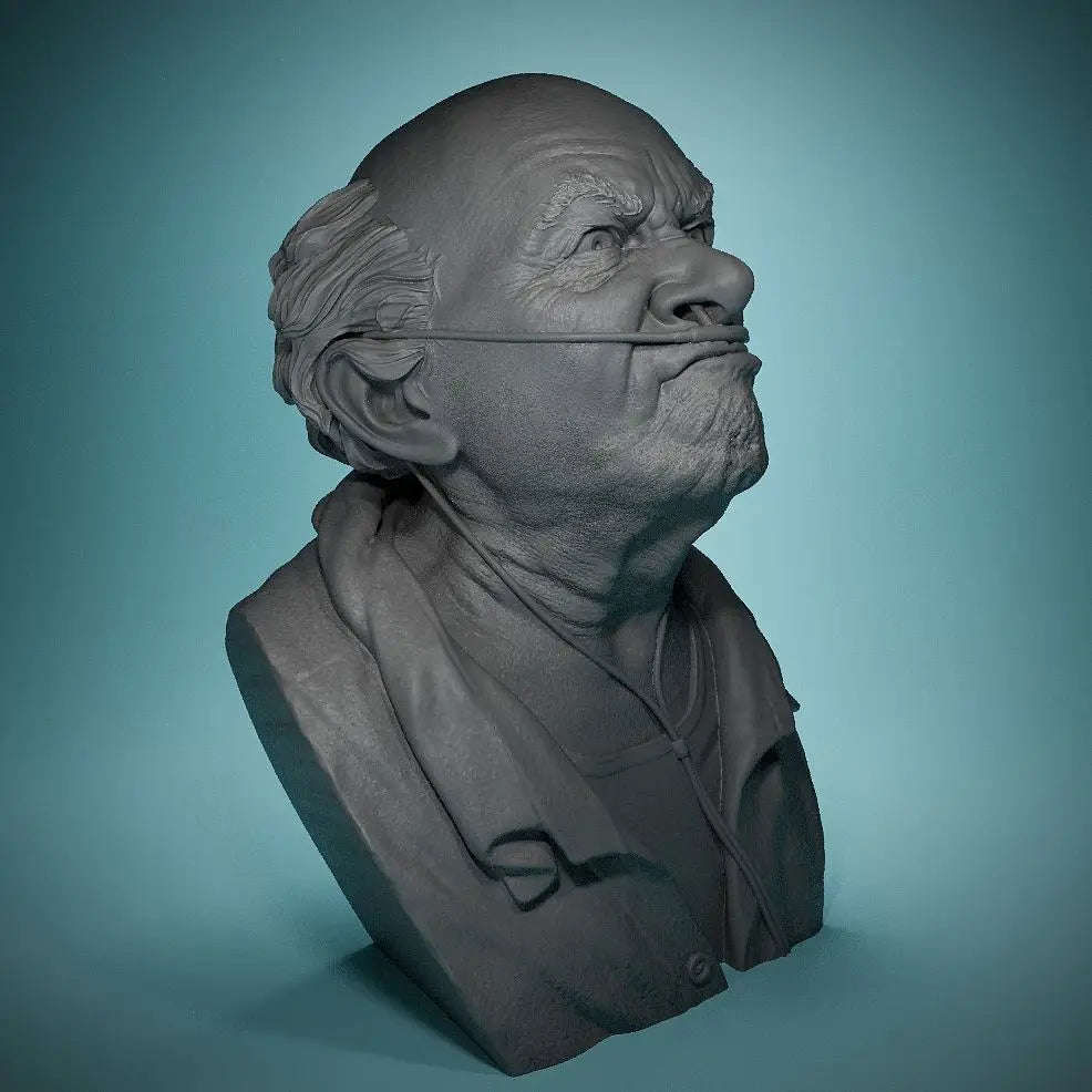 80mm Film & Television Character, Resin Model Bust Kit, Historical Theme, Unassembled and Unpainted