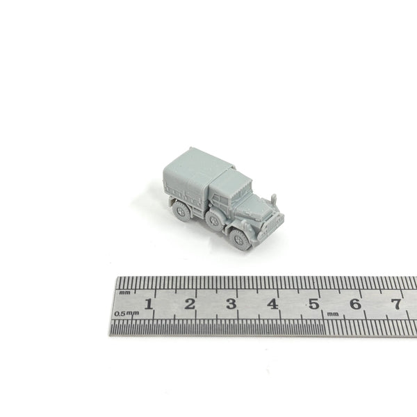 1/144 WWII DAF YA-26 6x6 Military Truck, Resin Model Vehicle Kit, Unassembled and Unpainted