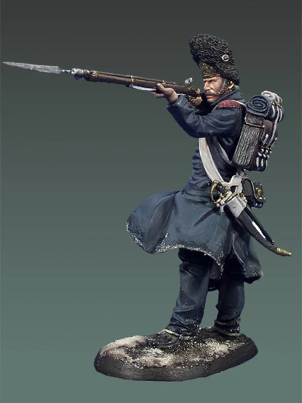 1/32 Napoleonic French Imperial Guard Grenadier, Resin Model Figure Kit, Unassembled and Unpainted