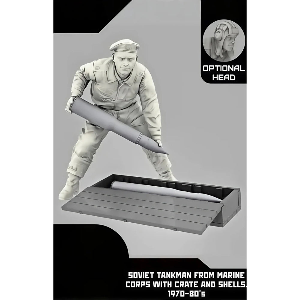 1/35 Cold War Soviet Marine Corps, Resin Model Figure Kit, Unassembled and Unpainted