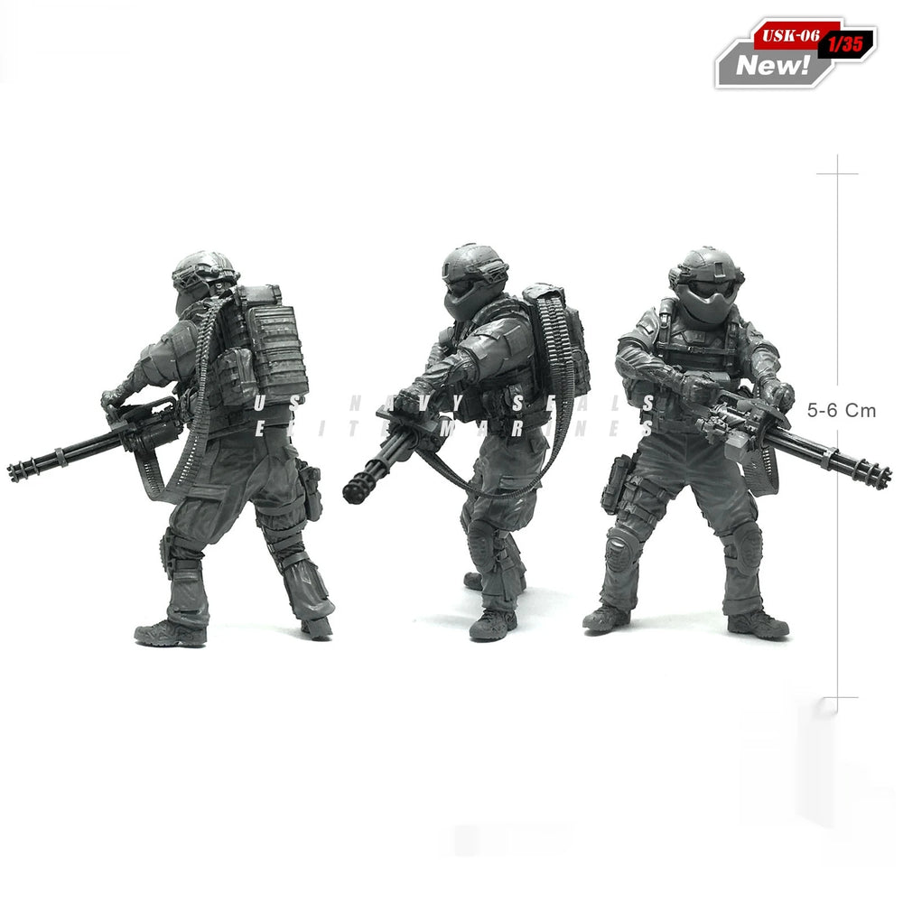 1/35 Modern SEAL Team Operator, Resin Model Figure Kit, Unassembled and Unpainted