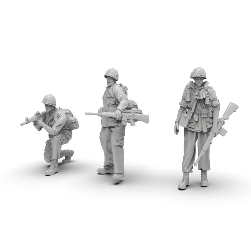 1/35 Modern US Soldiers, 14 Figures, Resin Model Figure Kit, Unassembled and Unpainted