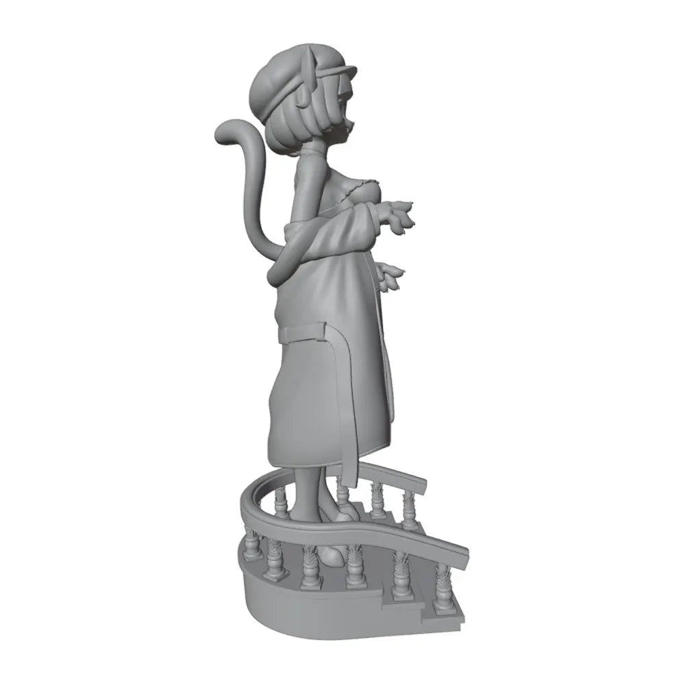1/24 Cat-Girl, Resin Model Figure Kit, Anime Theme, Unassembled and Unpainted