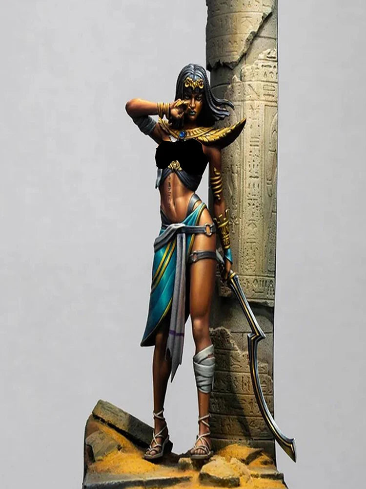 1/24 Ancient Egyptian Fantasy Warrior, Resin Model Figure Kit, Unassembled and Unpainted