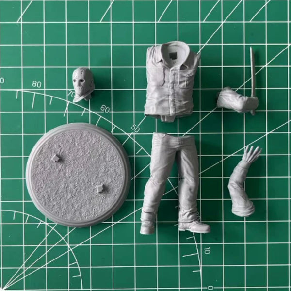 1/24 Jason Voorhees Horror Icon, Resin Model Figure Kit, Fantasy Theme, Unassembled and Unpainted