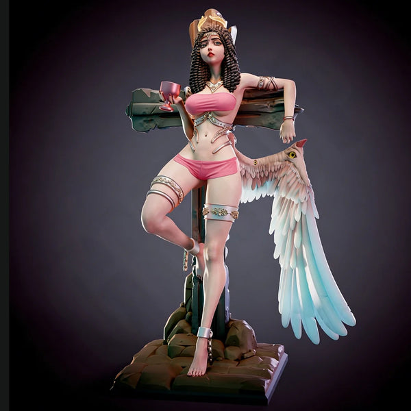 1/24 Ancient Egyptian Priestess, Resin Model Figure Kit, Unassembled and Unpainted