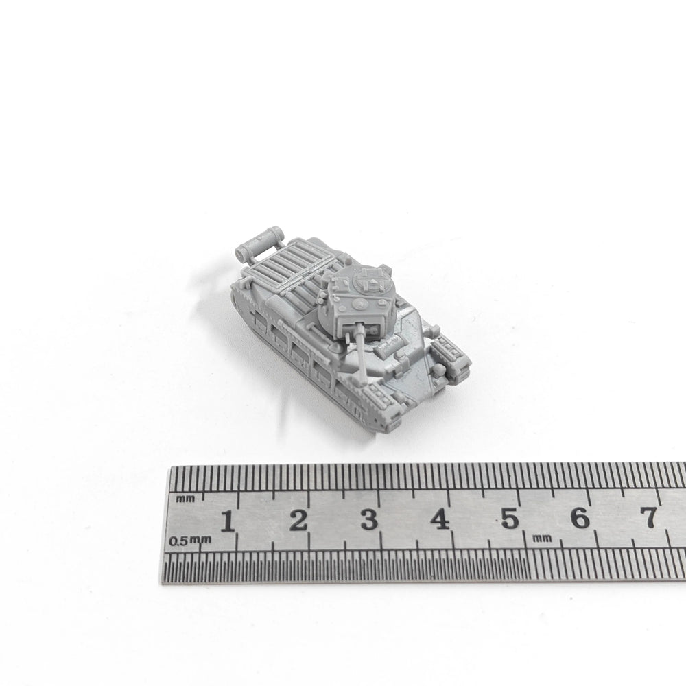 1/144 WWII Matilda II Infantry Tank, Resin Model Vehicle Kit, Unassembled and Unpainted