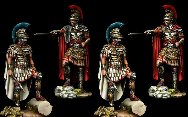 90mm Ancient Roman Centurion, Resin Model Figure Kit, Unassembled and Unpainted
