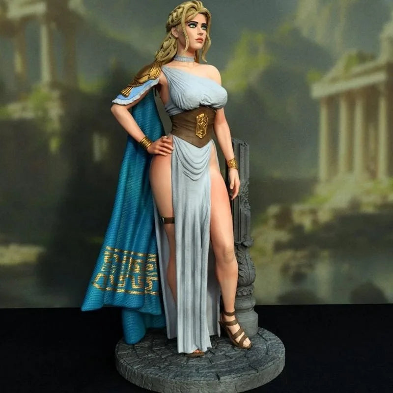 1/24 Ancient Greek Goddess Warrior, Resin Model Figure Kit, Unassembled and Unpainted