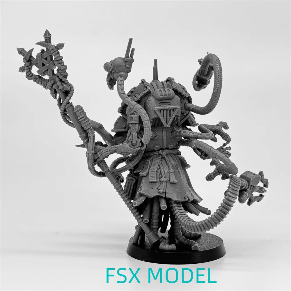 Raticus Priest Chaos Cultist, Resin Model Figure Kit, Fantasy Theme, Unassembled and Unpainted