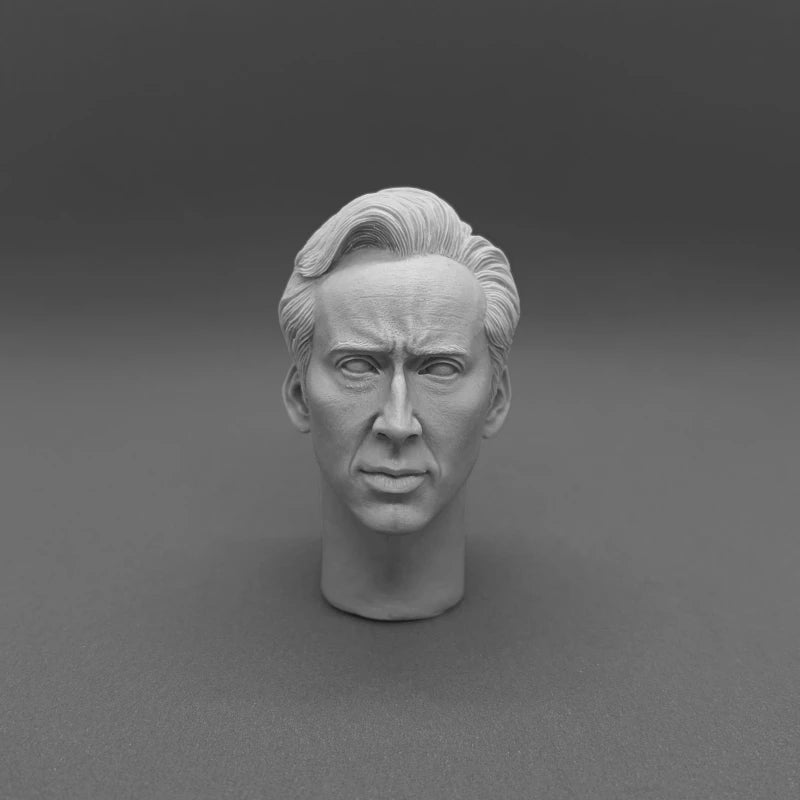 1/6 Male Actor Head Sculptures, 9 Figures, Resin Model Bust Kit, Historical Theme, Unassembled and Unpainted
