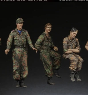 1/35 WWII Kursk 1943 Infantry Squad, 10 Figures, Resin Model Figure Kit, Unassembled and Unpainted
