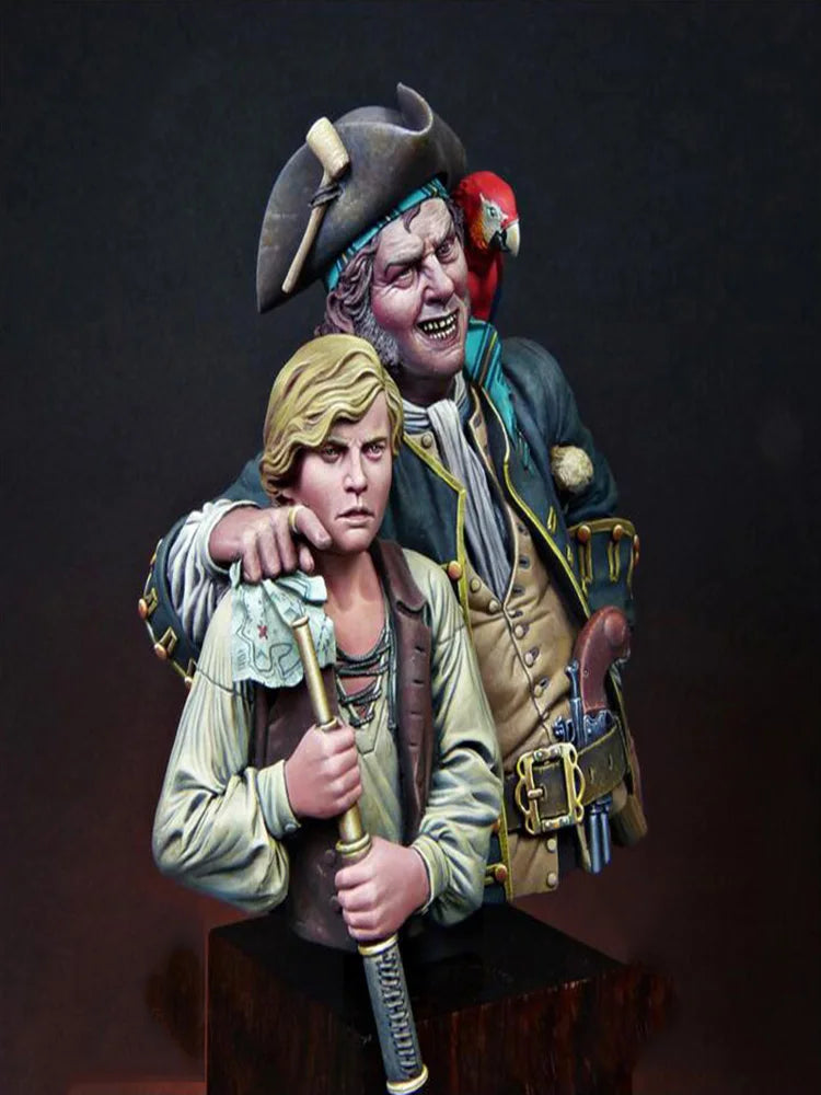 1/10 Napoleonic Nobleman, Resin Model Bust Kit, Unassembled and Unpainted