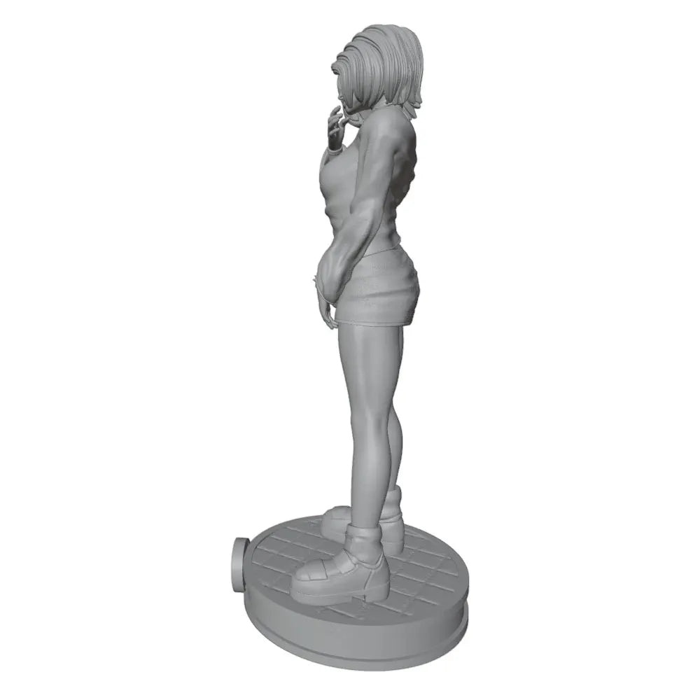 1/24 Sci-Fi Female Pilot, Resin Model Figure Kit, Unassembled and Unpainted