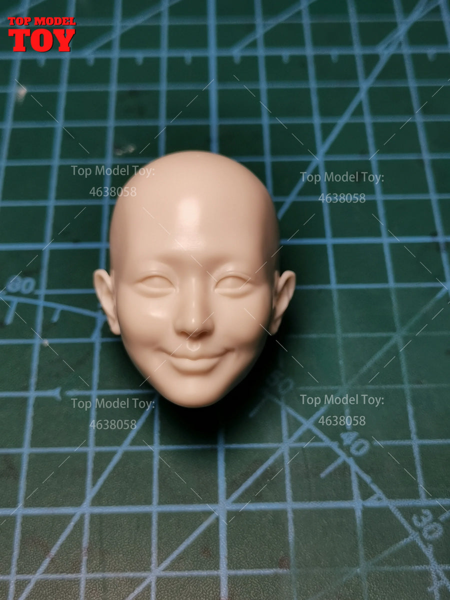 1/6 Scale Unpainted Tony Leung Chiu Wai Head Sculpt Carving Korea China Star Model for 12'' Soldier Action Figure Body Dolls