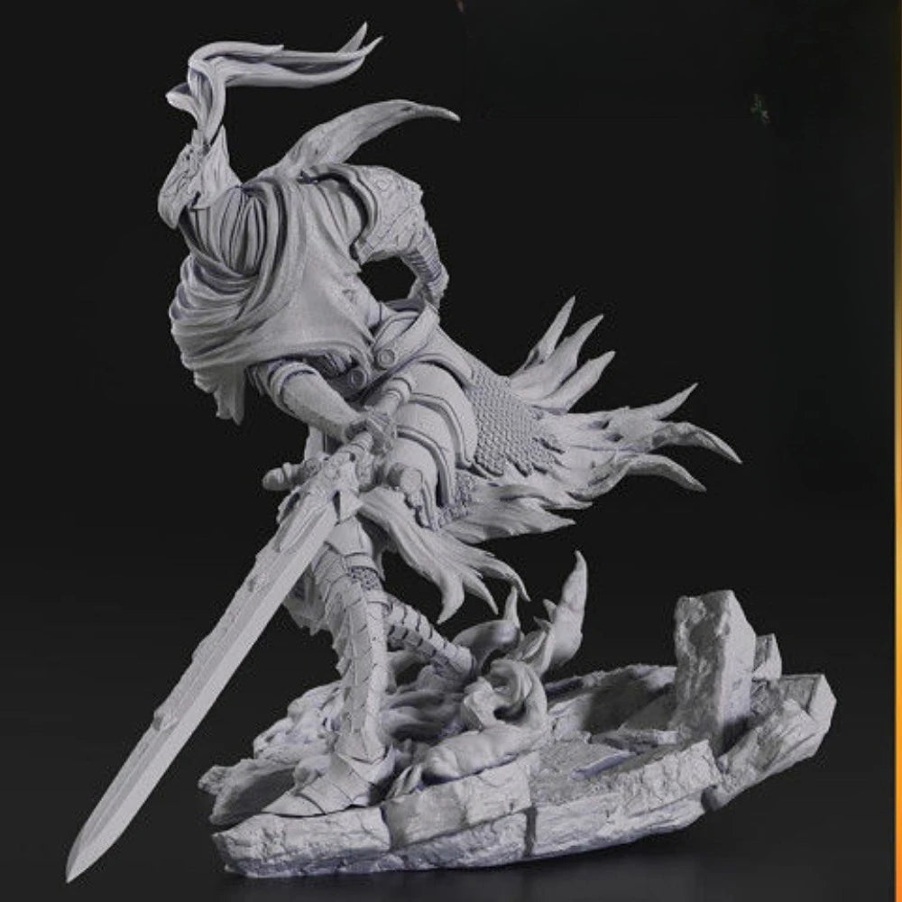 Arslus Demon Warrior, Resin Model Figure Kit, Fantasy Theme, Unassembled and Unpainted
