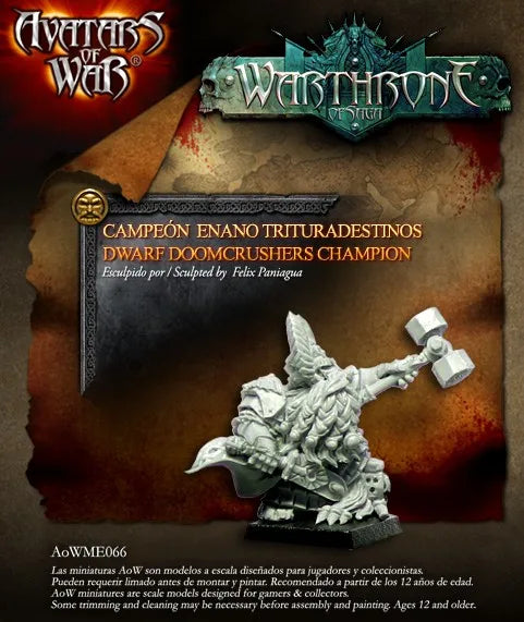 Dwarven Fortress Gate with Warriors, Resin Model Terrain Kit, Fantasy Theme, Unpainted