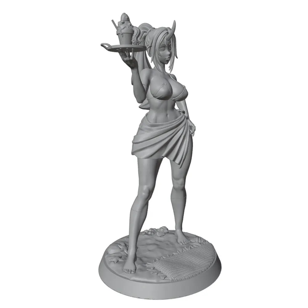 1/24 Fantasy Female Pinup, Resin Model Figure Kit, Unassembled and Unpainted