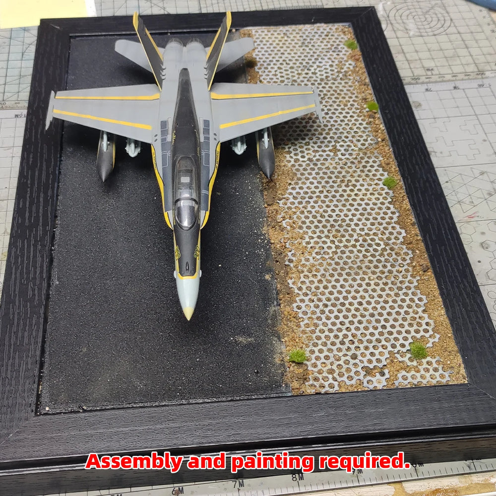 1/35 WWII Airport Runway, Resin Model Terrain Kit, Unpainted