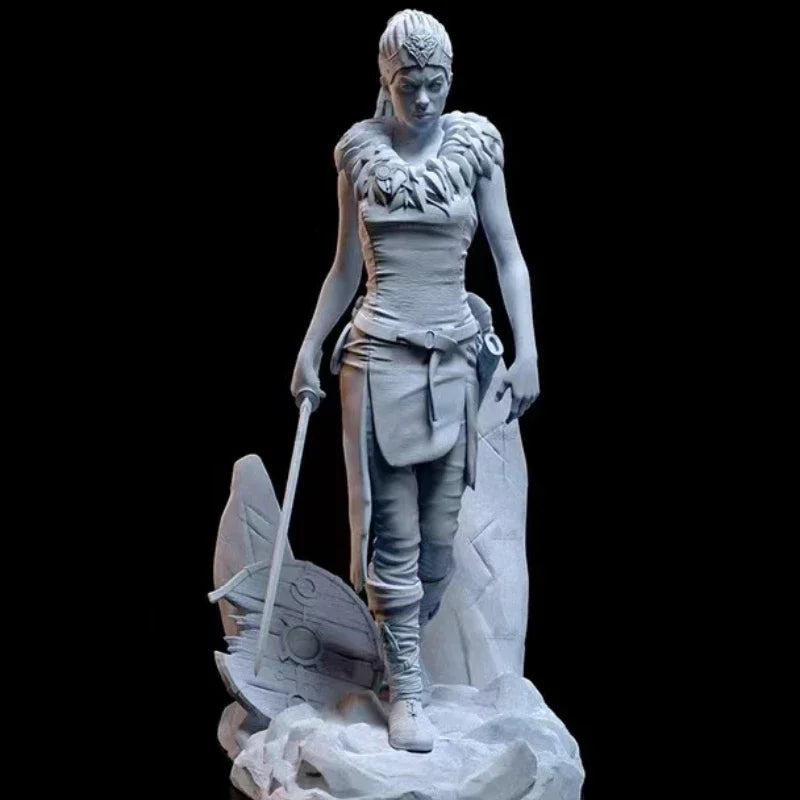 1/24 Senua Warrior, Resin Model Figure Kit, Fantasy Theme, Unassembled and Unpainted