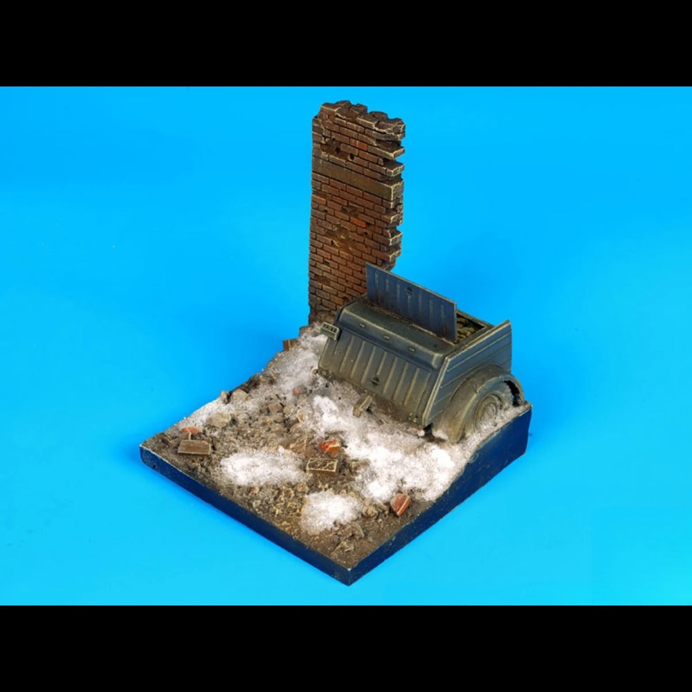 1/35 WWII Bunker Fortification, Resin Model Diorama Kit, Unassembled and Unpainted