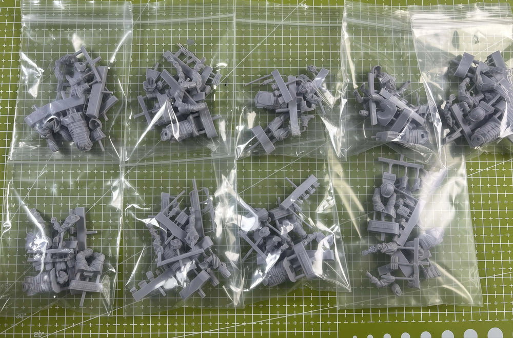 1/35 Modern Tactical Soldiers Urban Assault, 9 Figures, Resin Model Figure Kit, Unassembled and Unpainted