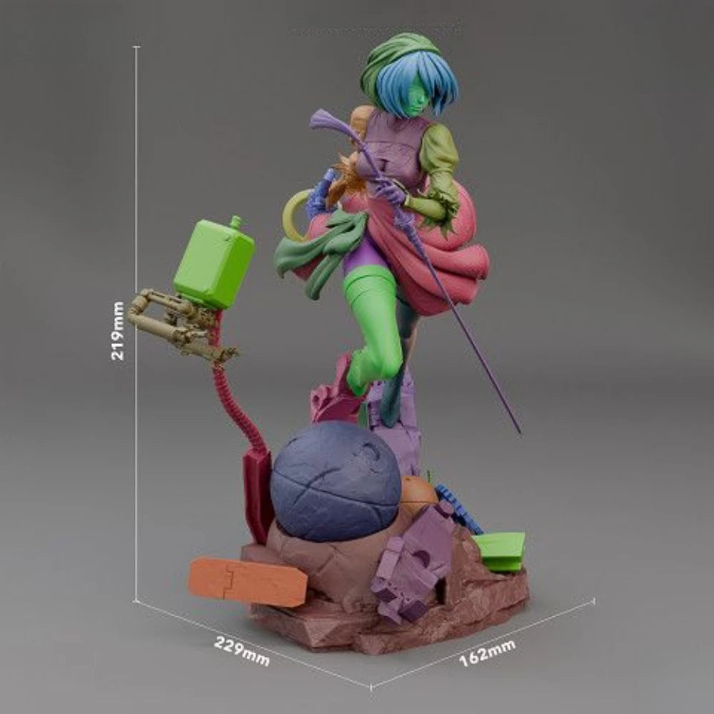 YoRHa Android Soldier, Resin Model Figure Kit, Anime Theme, Unassembled and Unpainted