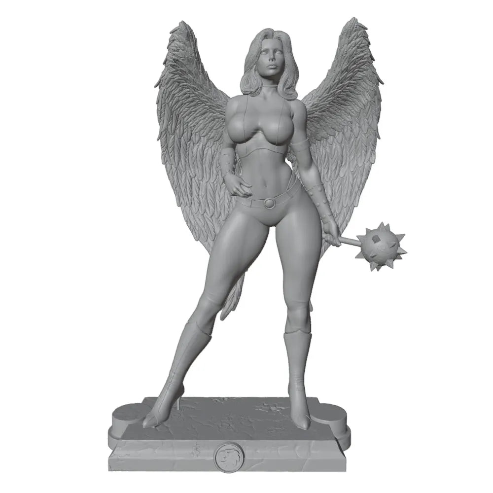 1/24 Winged Angel Demon, Resin Model Figure Kit, Fantasy Theme, Unassembled and Unpainted