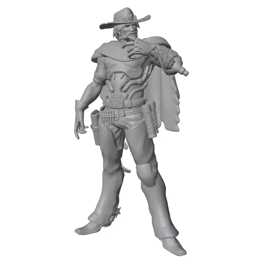75mm Western Cowboy Gunslinger, Resin Model Figure Kit, Historical Theme, Unassembled and Unpainted