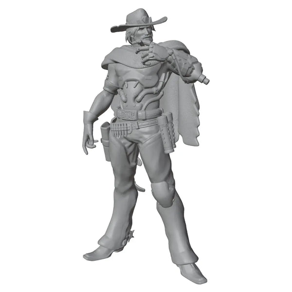 75mm Western Cowboy Gunslinger, Resin Model Figure Kit, Historical Theme, Unassembled and Unpainted