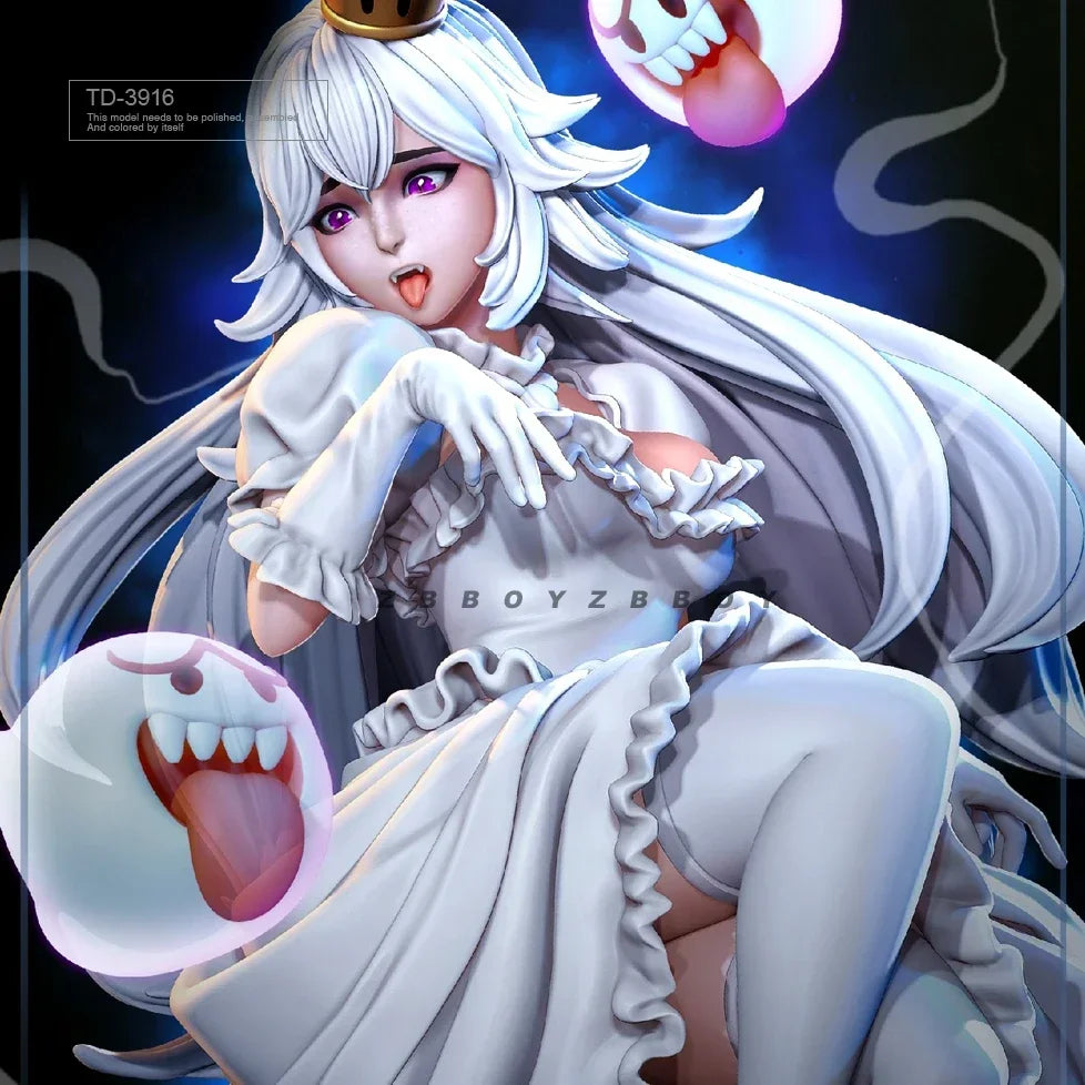 75mm Anime Fantasy Female Character, Resin Model Figure Kit, Unassembled and Unpainted
