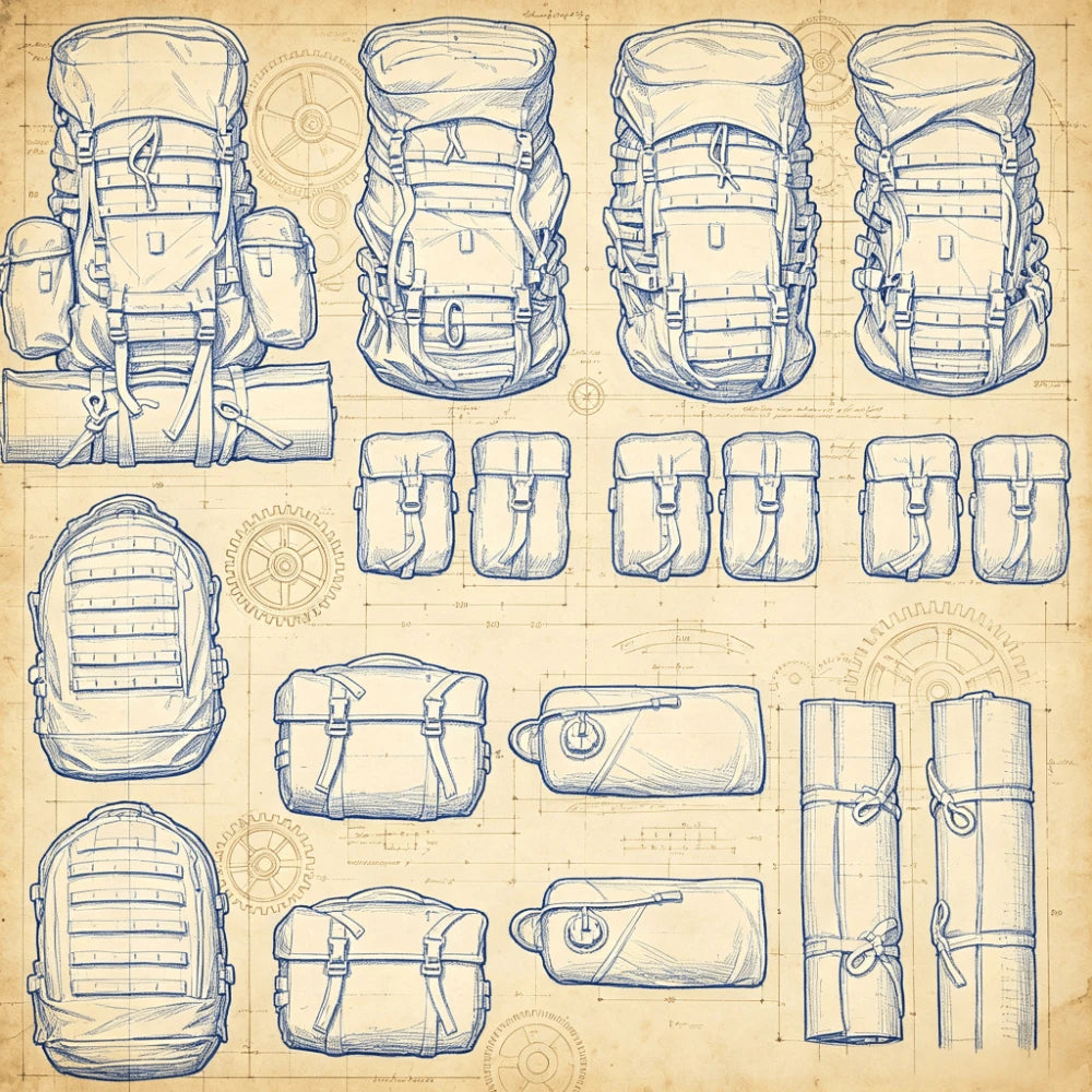 1/35 Modern 1/35 Us Marine Corps Backpack and Equipment Assembly, Resin Model Accessory Kit, Unpainted