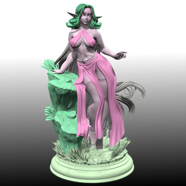 1/24 Elf Girl, Resin Model Figure Kit, Fantasy Theme, Unassembled and Unpainted