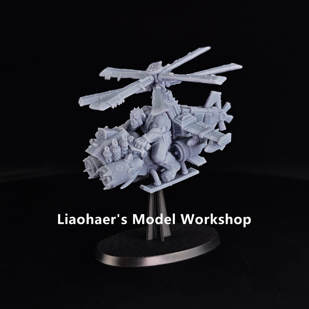 28mm Ork Deffkoptas, Resin Model Vehicle Kit, Fantasy Theme, Unassembled and Unpainted
