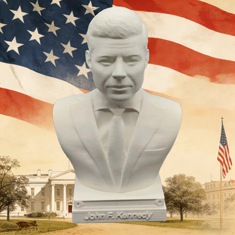 250mm US Presidents & Founding Fathers Busts, 5 Figures, Resin Model Bust Kit, Historical Theme, Unassembled and Unpainted