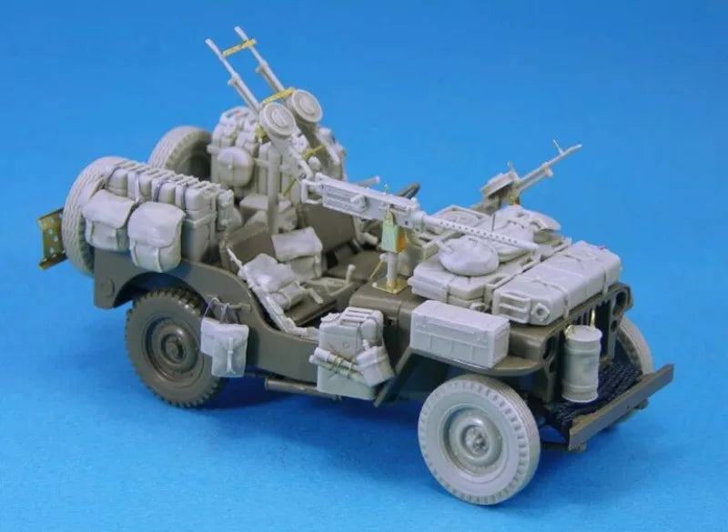 1/35 Modern SAS Land Rover, Resin Model Vehicle Kit, Unassembled and Unpainted