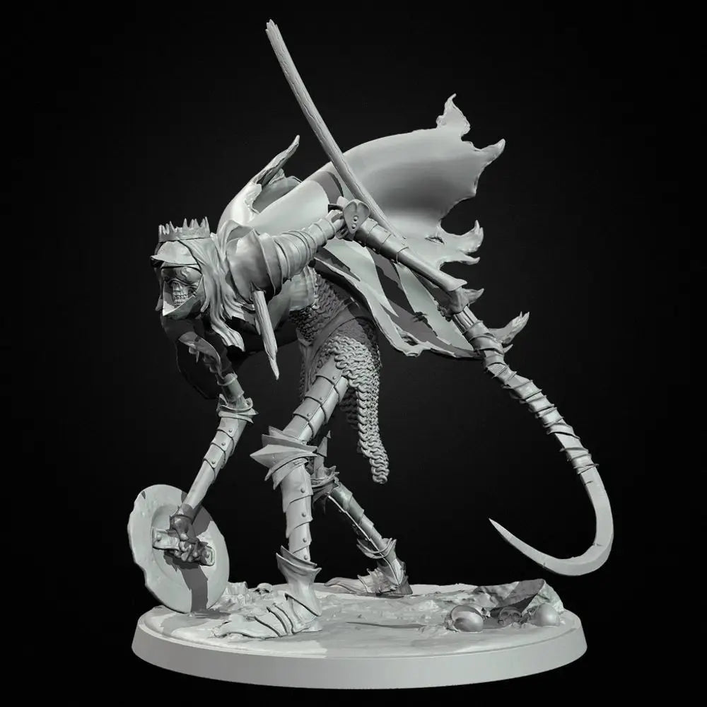 75mm Demonic Dragon, Resin Model Figure Kit, Fantasy Theme, Unassembled and Unpainted