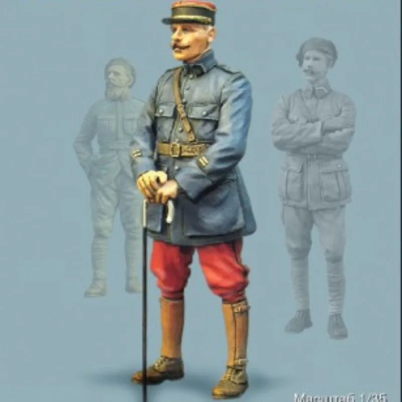 1/35 WWI Austro-Hungarian Officer, Resin Model Figure Kit, Unassembled and Unpainted