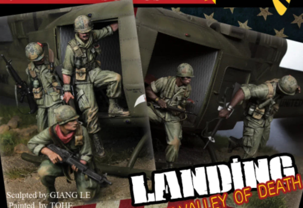 1/35 Vietnam War US Army, 5 Figures, Resin Model Figure Kit, Unassembled and Unpainted