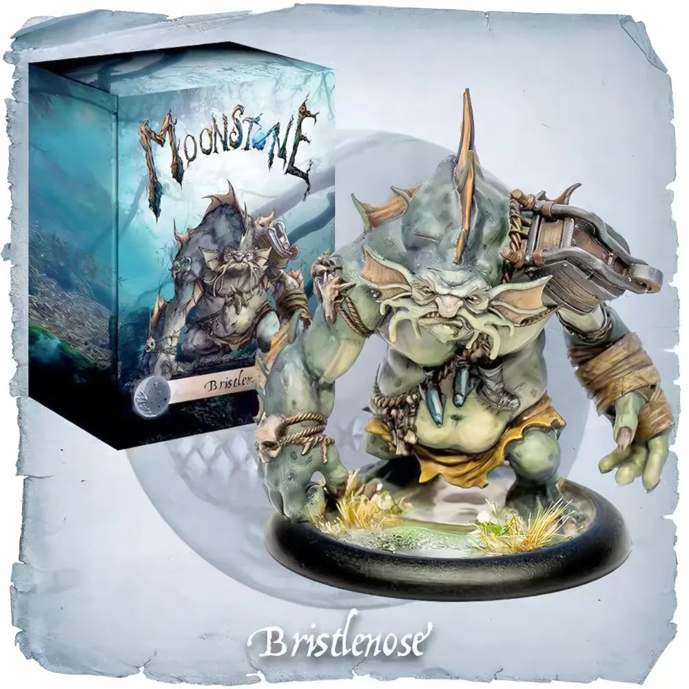 50mm Bristlenose the Troll, Resin Model Figure Kit, Fantasy Theme, Unassembled and Unpainted